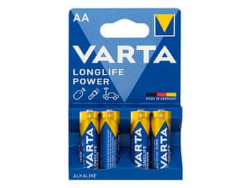 slomart Baterije Varta LR6 AA Longlife Power 4 kos.