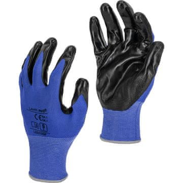 slomart Lahti Pro Nitrilne rokavice L222108P, granatno-črne, vel. 8 (12 parov)