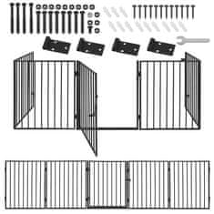 slomart KAMINER basic BK-2961 kovinska pregrada za kamin, črna