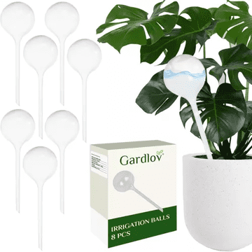 slomart Set 8 zalivalnih krogel za rastline GARDLOV, 280ml/krogla
