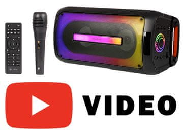 slomart Blow CityLIGHT prenosni Bluetooth zvočnik, črn