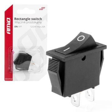 slomart PRAVOKOTNI PREKLOPNIK ON/OFF AMiO 12V (20A)