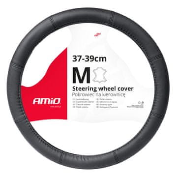slomart AMiO SWC-48-M usnjen ovitek za volan (M, 37-39 cm)
