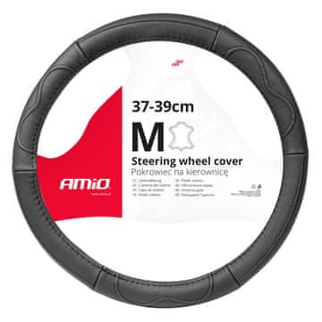 slomart AMiO usnjena prevleka za volan M 37-39 cm