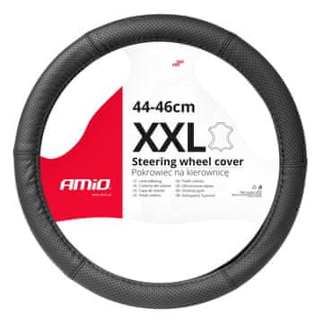 slomart AMiO perforirana usnjena prevleka za volan XXL 44-46 cm