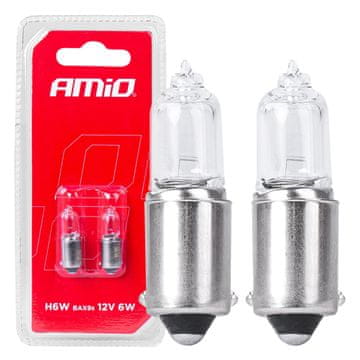 slomart Halogenska žarnica AMiO H6W BAX9s 12V, 6W (2 kos.)