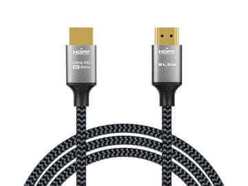 slomart BLOW HDMI kabel na HDMI, 2m, 8K, pleten