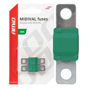 slomart AMiO MIDIVAL MTA avtomobilski varovalki, 2 kosa, 40A