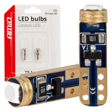 slomart LED žarnice AMiO Standard Green W1W T5, 12V, zelene