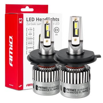 slomart LED žarnica AMiO K3 H4/H19 Canbus, 12V, 6000K