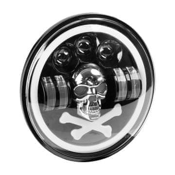 slomart Delovna LED svetilka AMiO Skull, okrogla, 7", 60W, 12V/24V