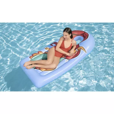 slomart BESTWAY 43421 Barvita napihljiva blazina s prozornim oknom