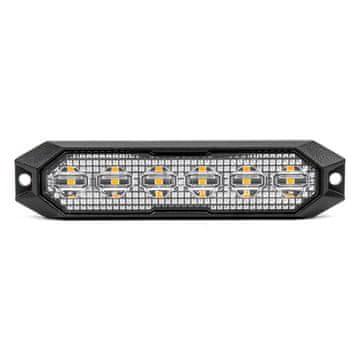 slomart AMiO Ploščata LED utripajoča luč, oranžna, 6x3W