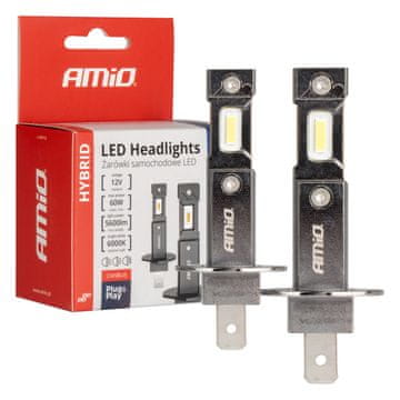 slomart AMiO Hybrid H1 LED žarnice za avto, 6000K, Canbus, 60W