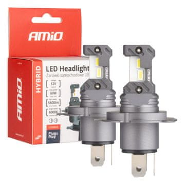 slomart AMiO Hybrid H4/H19 LED žarnice za avto, 6000K, Canbus, 60W