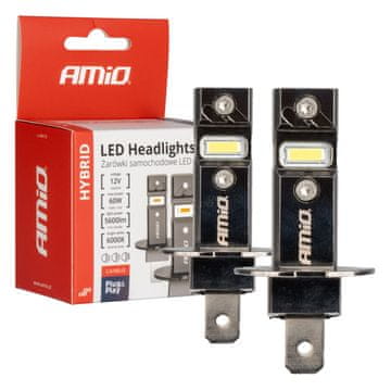 slomart AMiO Hybrid H3 LED žarnice za avto, 6000K, Canbus, 60W