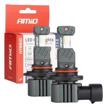slomart AMiO Hybrid HB3/HIR1/H10 LED žarnice za avto, 6000K, Canbus, 60W