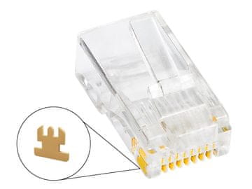 slomart Telefonski vtič 8p8c (RJ45) Blow - pakiranje 10 kosov