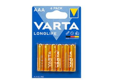 slomart Varta Longlife AA LR6 alkalne baterije, 6 kosov