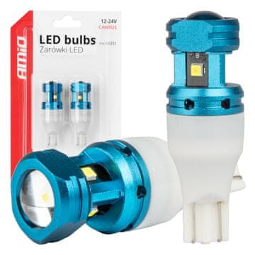 slomart LED žarnica AMiO CAN-BUS T15 W16W 4xSMD 1860XS White (12/24V)