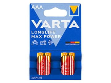 slomart Baterije VARTA AAA LR03 Longlife Max Power, 4 kosi