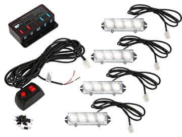 slomart Opozorilne luči BLOW stroboskop LED 12V, oranžna