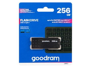 slomart USB ključek GOODRAM UME3 256GB USB 3.0, s pokrovčkom