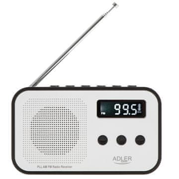 slomart ADLER AD 1907 Prenosno digitalno radio AM/FM PLL
