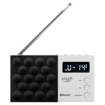 slomart ADLER AD 1908 Digitalno radio FM/Bluetooth/USB/SD