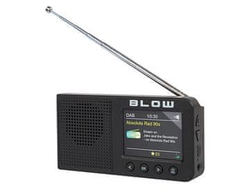 slomart Blow RK3 Prenosno kuhinjsko radio DAB+/FM/BT, črno