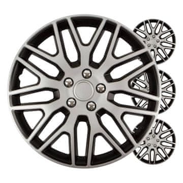 slomart VERSACO Dakar črno-srebrni pokrovi platišč 14"