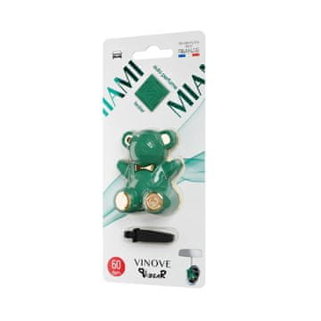 slomart VINOVE Vibear Miami - dišava za avto, medvedek, do 60 dni