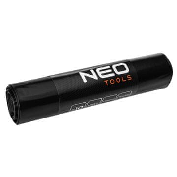 slomart NEO TOOLS vrečke za gradbeni odpad, črne, 120L, 10 kos, 70 mic