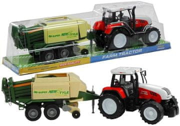 shumee Velik traktor s prikolico, kmetijski stroj 65 cm