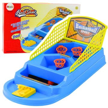 slomart LEAN TOYS Mini košarka z izmetovalcem žogic