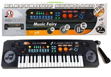 slomart LEAN TOYS Keyboard z mikrofonom 37 tipk, USB