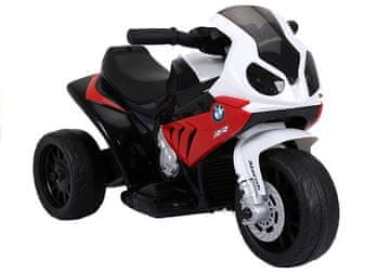 slomart Lean Cars otroški motor na akumulator BMW S1000RR, rdeč