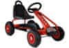 LEAN TOYS G201 Pedalni Gokart, Rdeča