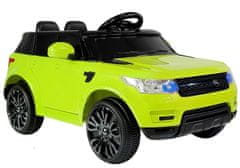 AUTONA LEAN CARS Otroški avto na akumulator HL1638 LED, MP3, daljinec, zelen
