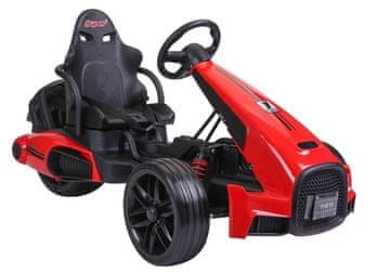 slomart LEAN CARS Akumulatorski gokart CH9939 EVA kolesa rdeč