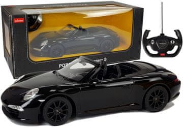 shumee Porsche 911 Carrera S Avto na daljinsko upravljanje RC Rastar Black 1:12