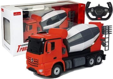 shumee Avtomobil na daljinsko upravljanje Mercedes-Benz Arocs Rastar 1:14 rdeče barve z daljinskim upravljalnikom