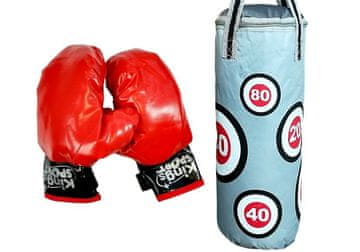 slomart Lean Toys Srednji boks set (vreča in rokavice) 57 x 18 cm