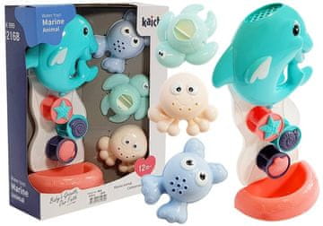 slomart LEAN TOYS morski živali, igrače za kopanje