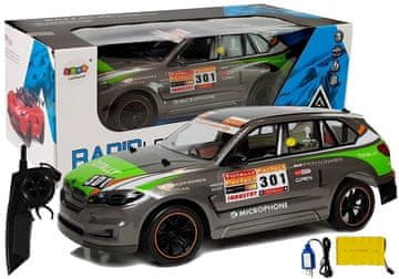 slomart Daljinsko vodeno športno RC vozilo, 1:10, 2.4G, sivo