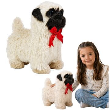 slomart LEAN TOYS Interaktiven pes Mops, premika se, laja
