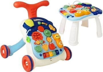 slomart Interaktivni voziček-hodulja LEAN TOYS z izobraževalno ploščo