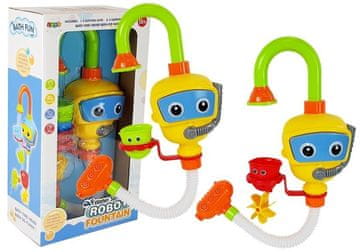 slomart Pisani robot - potapljač za kopanje z vodnim slapom in lončki