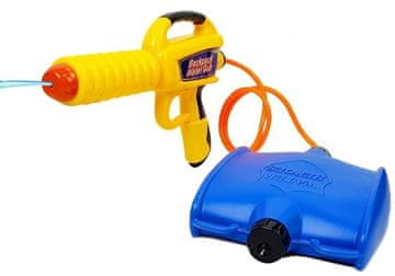 slomart Lean Toys Vodni pištola z rezervoarjem 1080 ml, rumeno-modra