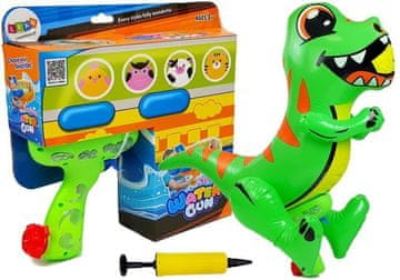 slomart Lean Toys Velika napihljiva vodna pištola Dinosaur